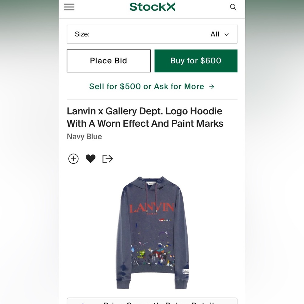Lanvin hoodie
